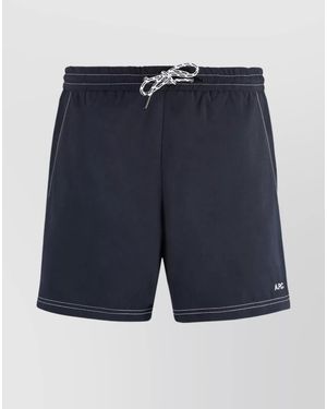 A.P.C. Nylon Swim Shorts - Blue
