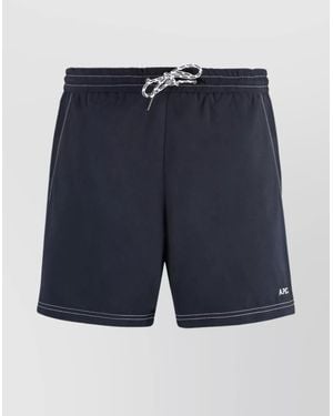 A.P.C. Nylon Swim Shorts - Blue