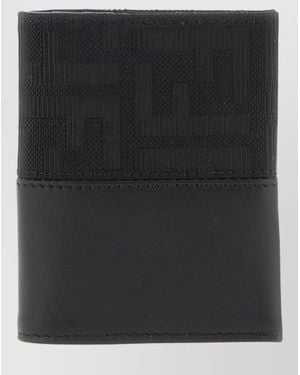 Fendi Jacquard Cardholder - Black