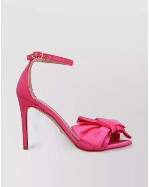 Stuart Weitzman Satin Sandals - Pink