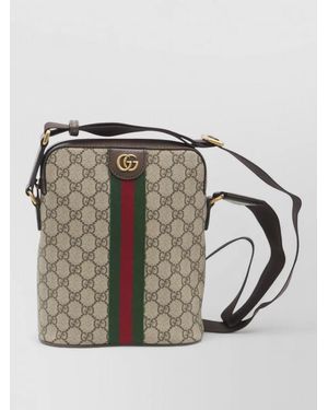 Gucci Coated Canvas Shoulder Bag - Multicolour