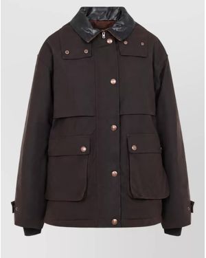 Acne Studios Cotton Single-Breasted Jacket - Black