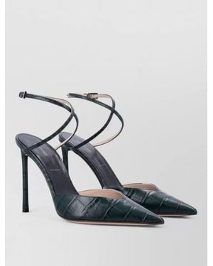 Tom Ford Croc-Effect Pumps - Blue