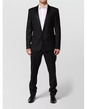 Dolce & Gabbana Wool Single Breasted Two Piece Suit - Black
