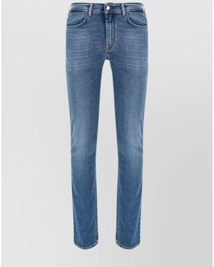 Acne Studios Denim Mid-Rise Skinny Jeans - Blue