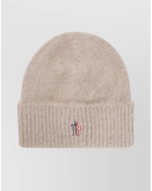 Moncler Alpaca Blend Fluffy Hat - Natural