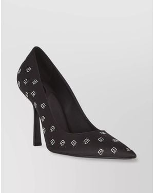 Alexander Wang Delphinein Embellished Stiletto Court Shoes - Black