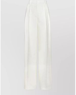 SIMONA CORSELLINI Wide-Leg Suit Pants - White