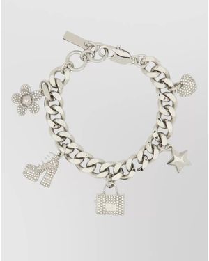 Marc Jacobs Cuban-Link Chain Bracelet - Blue