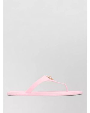 Versace Rubber Thong Sandals - Pink