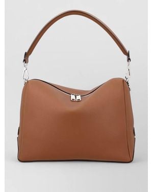 Fendi Leather Clutch Bag - Brown