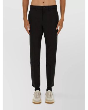 BOSS Water Repellent Regular Fit Tailored Trousers - Black