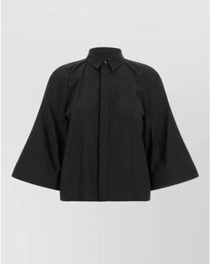 Sacai Poplin Jacket - Black