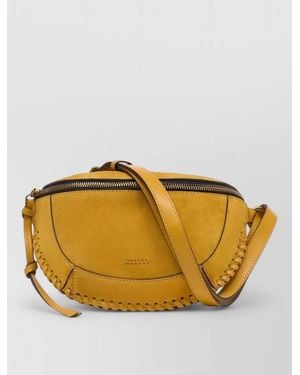 Isabel Marant Skano Ga Leather Shoulder Crossbody Bag - Yellow