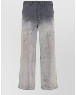 Our Legacy Wide-Leg Chino Pants - Gray