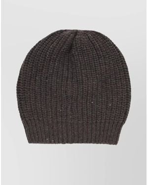 Brunello Cucinelli Sparkling Cashmere And Silk Beanie - Gray