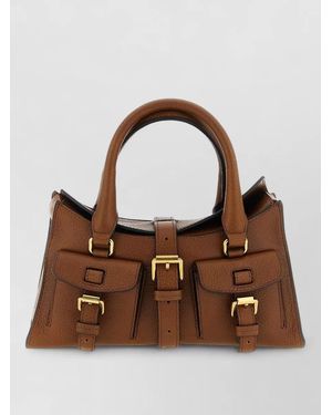 Mulberry Roxanne Mini Shoulder Bag Top Handle - Brown