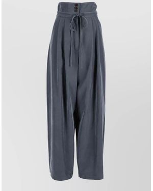 Alysi Wide-Leg Pants - Blue