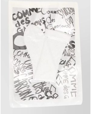 Comme des Garçons Textured Ankle Socks - Grey
