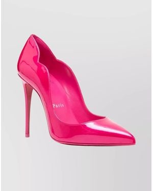 Christian Louboutin Stylish Pointed Toe High Heel Pumps - Pink