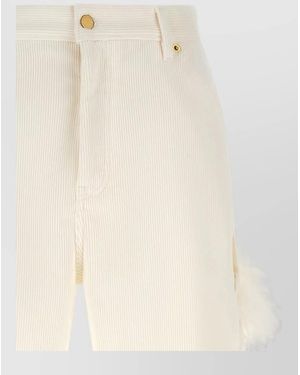 DARKPARK Corduroy Relaxed-Fit Straight-Leg Carpenter Trousers - Natural