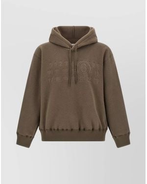 MM6 by Maison Margiela Fleece Hoodie - Brown