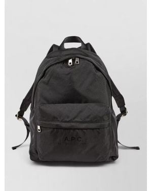 A.P.C. Sac Small Nylon Backpack - Black