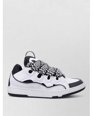 Lanvin Color-Block Sneakers - White