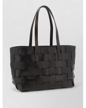 Dragon Diffusion Japan Tote Leather Tote Bag - Black