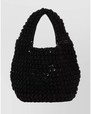 JW Anderson Popcorn Shoulder Bag - Black