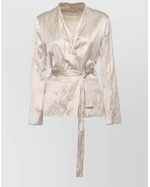 Antonelli Belted Blazer - Natural