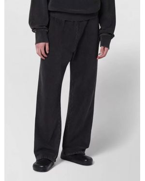 Entire studios Cotton Jogging Trousers Wide Leg Pockets - Black