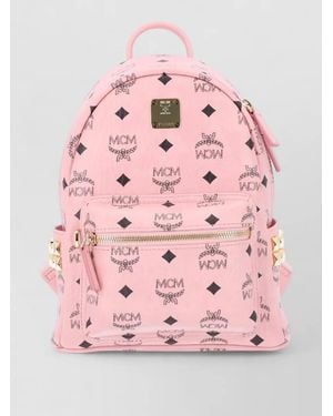 MCM Backpack Top Handle Tone Hardware - Pink