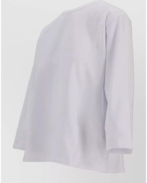 LA ROSE Long-Sleeve T-Shirt - White