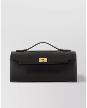 Anya Hindmarch Leather Clutch Bag - White