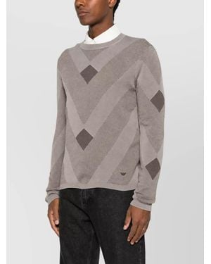 Emporio Armani Cotton Crewneck Jumper - Grey