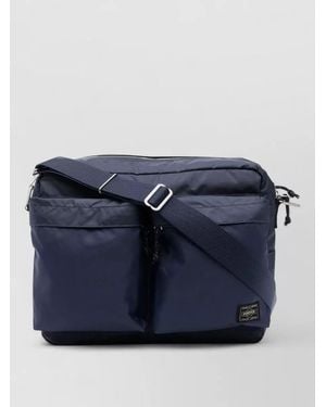Porter-Yoshida and Co Nylon Shoulder Bag - Blue