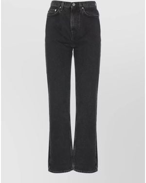 Loulou de Saison Straight-Leg Jeans - Grey