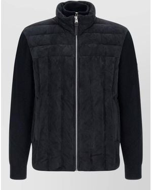 Mackage Landen Jacket High Collar Quilted Design - Black