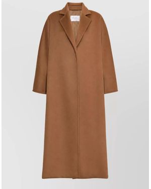 Max Mara Cashmere Belted Long Coat - Brown