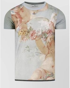 Vivienne Westwood Crew Neck Short Sleeve Graphic Print Shirt - Grey