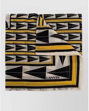 Lanvin Wool Scarf - Black