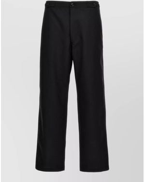 Cellar Door Dino Pants Button Detail Back Pocket - Black