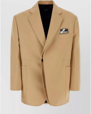 we11done Wool Blend Jacket - Natural