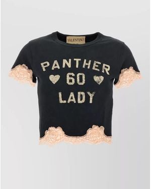 Valentino Garavani Cotton T-Shirt - Black