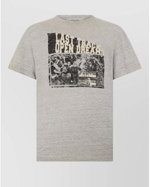 Golden Goose Cotton Printed T-Shirt - Grey