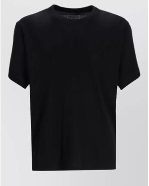 Y-3 Cotton Logo-Print T-Shirt - Black