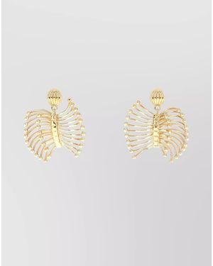 Miu Miu Metal Earrings - Metallic