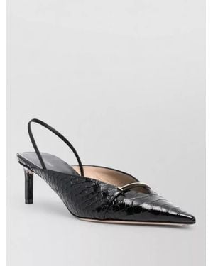 Tom Ford Python Print Slingback Court Shoes Mid Heel - Multicolour