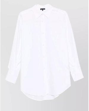 Emporio Armani Cotton Long-Sleeve Shirt - White